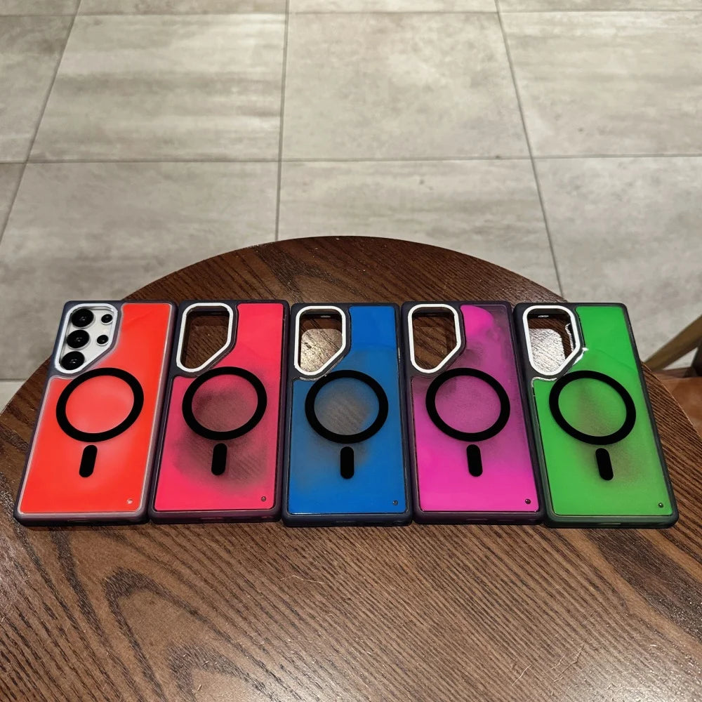 Świecące etui do Samsung – różne kolory