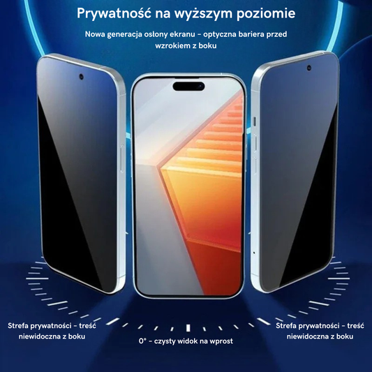 Matowe szkło hartowane z Prywatnością